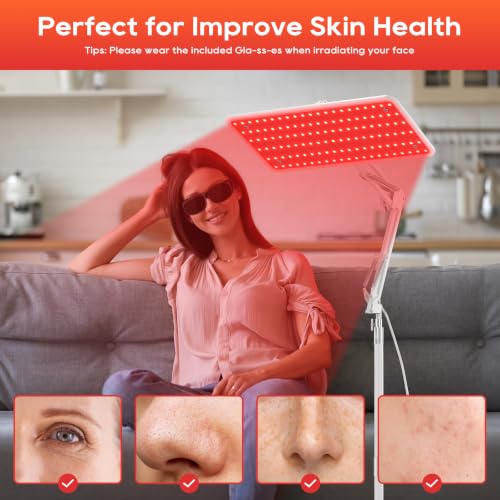 Image of Red Light Therapy for Body and Face, 660nm 850nm 940nm Infrared Redlight