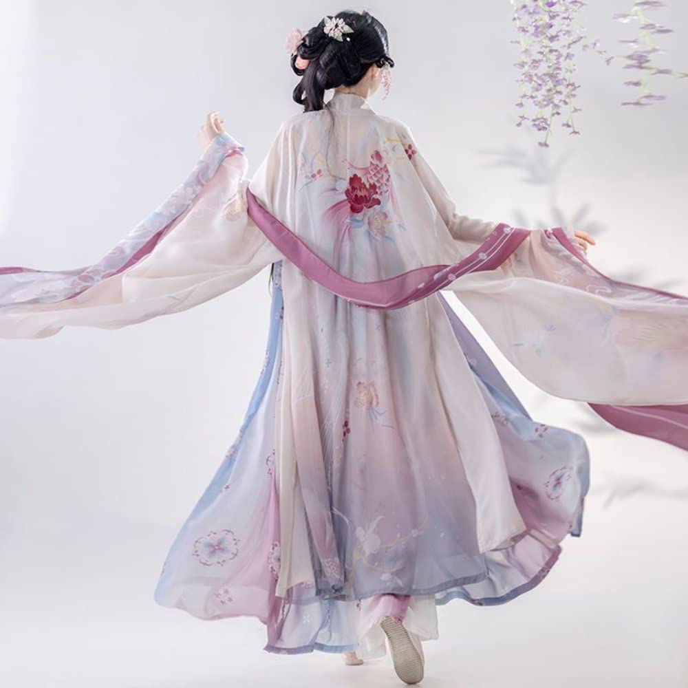 Chińska sukienka Hanfu, sukienka Hanfu kobiety starożytny chiński tradycyjny zestaw Hanfu damski kostium cosplay