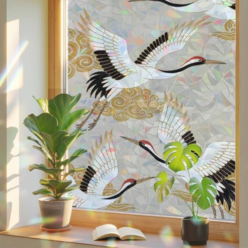 Vinilo Decorativo para Ventanas 19.6 x 39.3 Beige