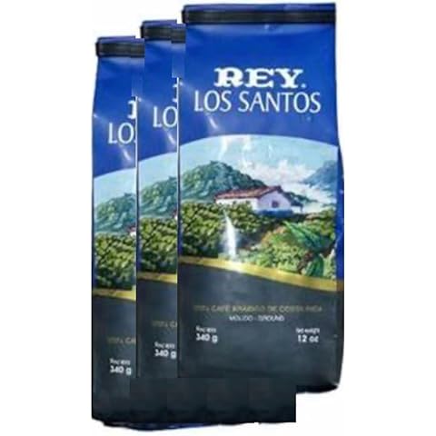 Cafe Rey Los Santos Costa Rica Ground Premium Coffee, 12 oz. (340 Gr) - 3 pack Cover