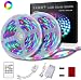 LED Strip Lights, TATUFY 32.8FT/10M LED Strip Lights, Music Sync Color Changing Flexible Tape Lights, Rope Light 600 SMD 3528 LED with 20Key IR Remote Controller for Home Lighting Kitchen Decoration