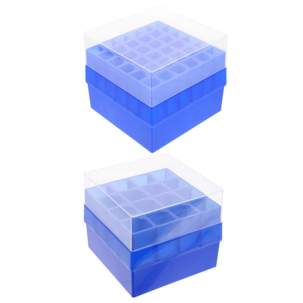 Gatuida Porta Provetta Plastica 36 e 16 Fori 2 Pezzi per Centrifuga Laboratorio Scatola Numerazione