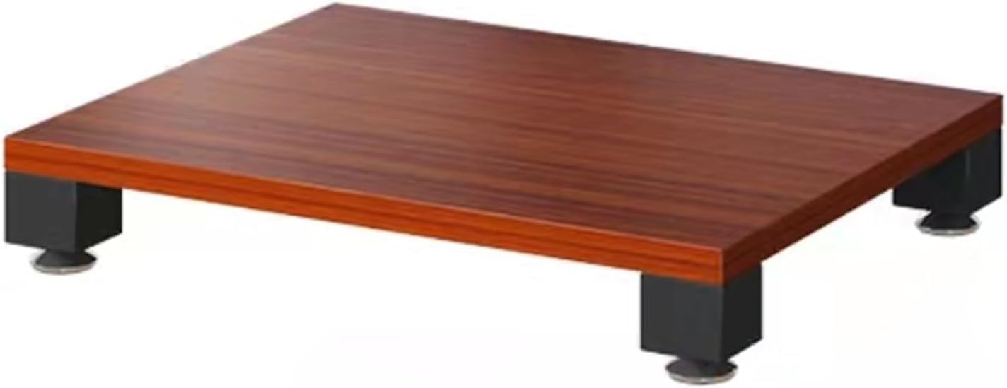 Premium Heavy Duty HiFi Audio Rack – Stereo Record Player Stand & AV Media Tower Storage Shelf for Home Theater & Entertainment System (Teak Finish 60x48x10cm)