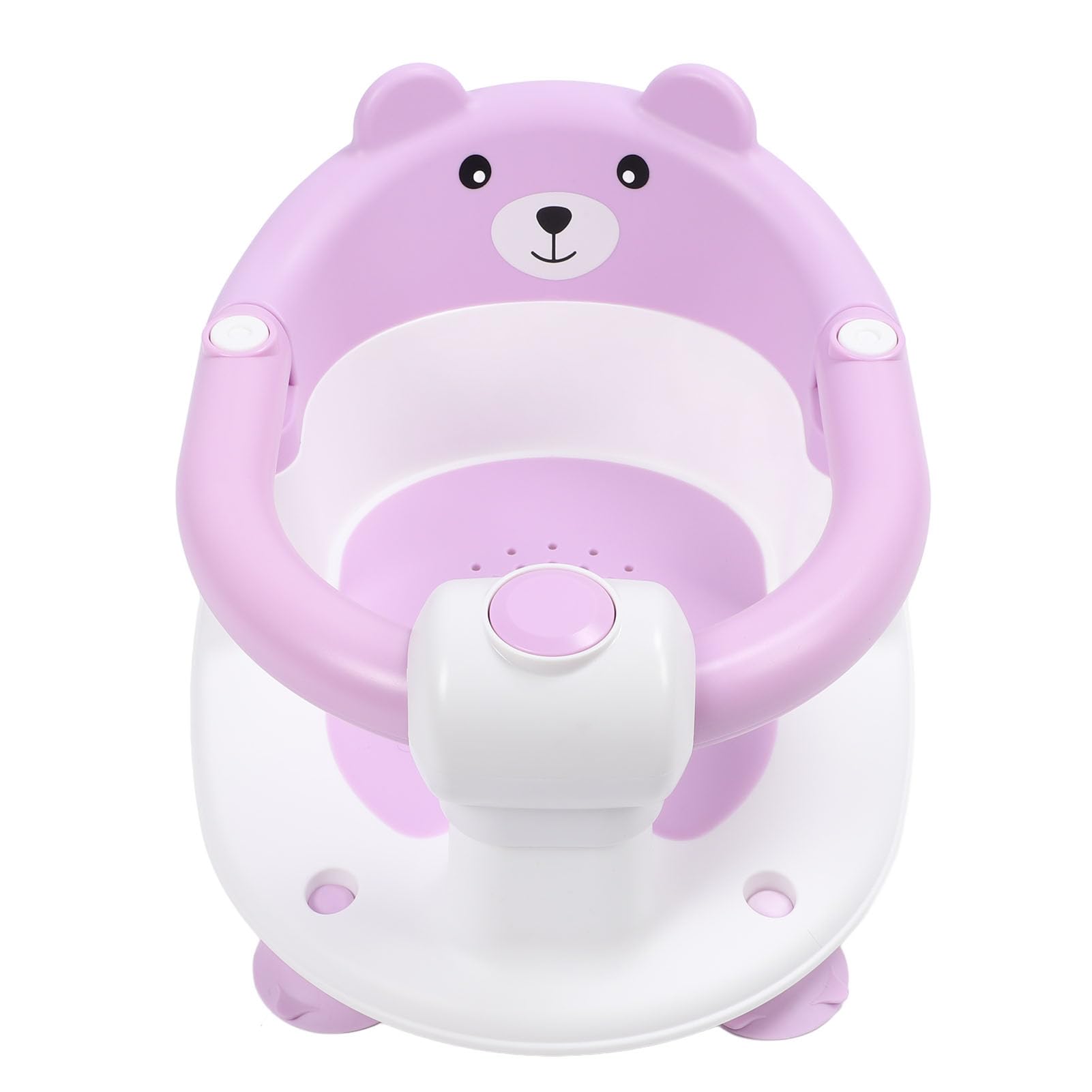 Seggiolino da Bagnetto per Bambini 6 mesi+, Seggiolone da Bagno per Neonati, Seggiolone da Doccia Portatile, Seggiolino da Bagno Antiscivolo, Sgabello da Doccia per Neonato per (Viola)