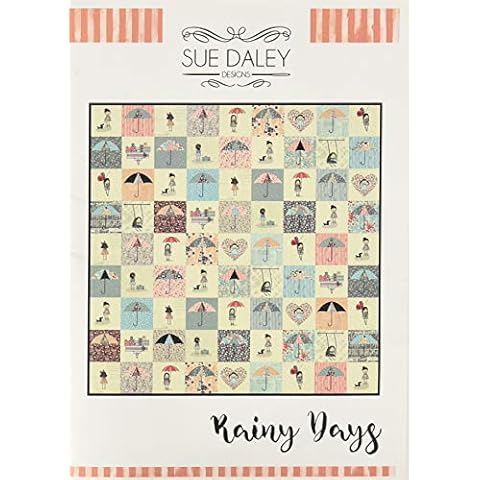Sue Daley Designs Rainy Days Quilt Pattern Cover