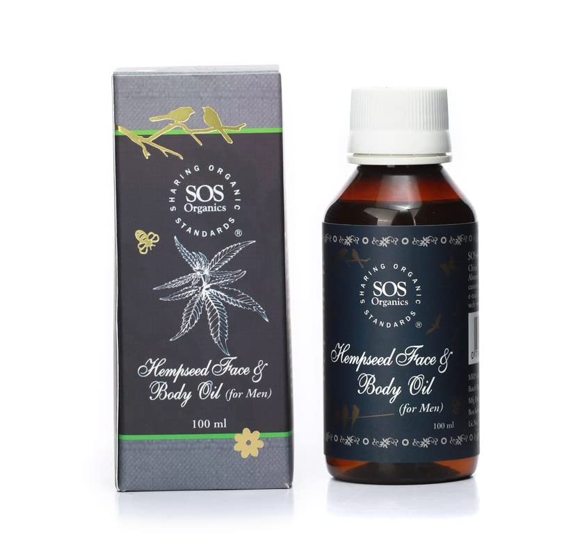SOS Organics Hempseed Face And Body Oil, 100 ml