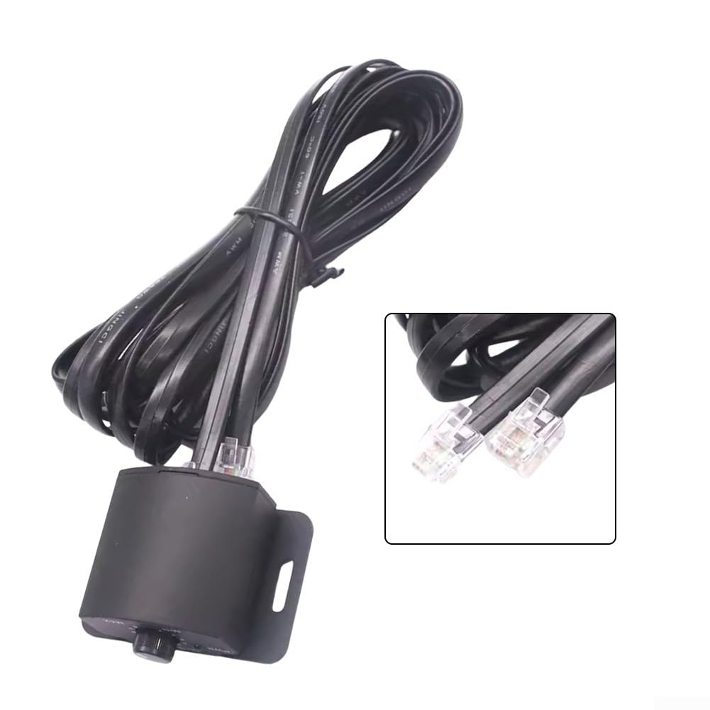 Jonikuper Car Audio Volume Remote Controller for Bass and Subwoofer Adjustment, Black PVC Bass Knob for In-Car Sound System Customization — view 6