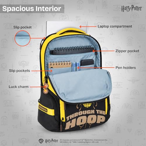 Image of Nasher Miles Harry Potter Backpack | Laptop Backpack | Ideal for Office, College, School & Travel | Men, Women, Boys, Girls