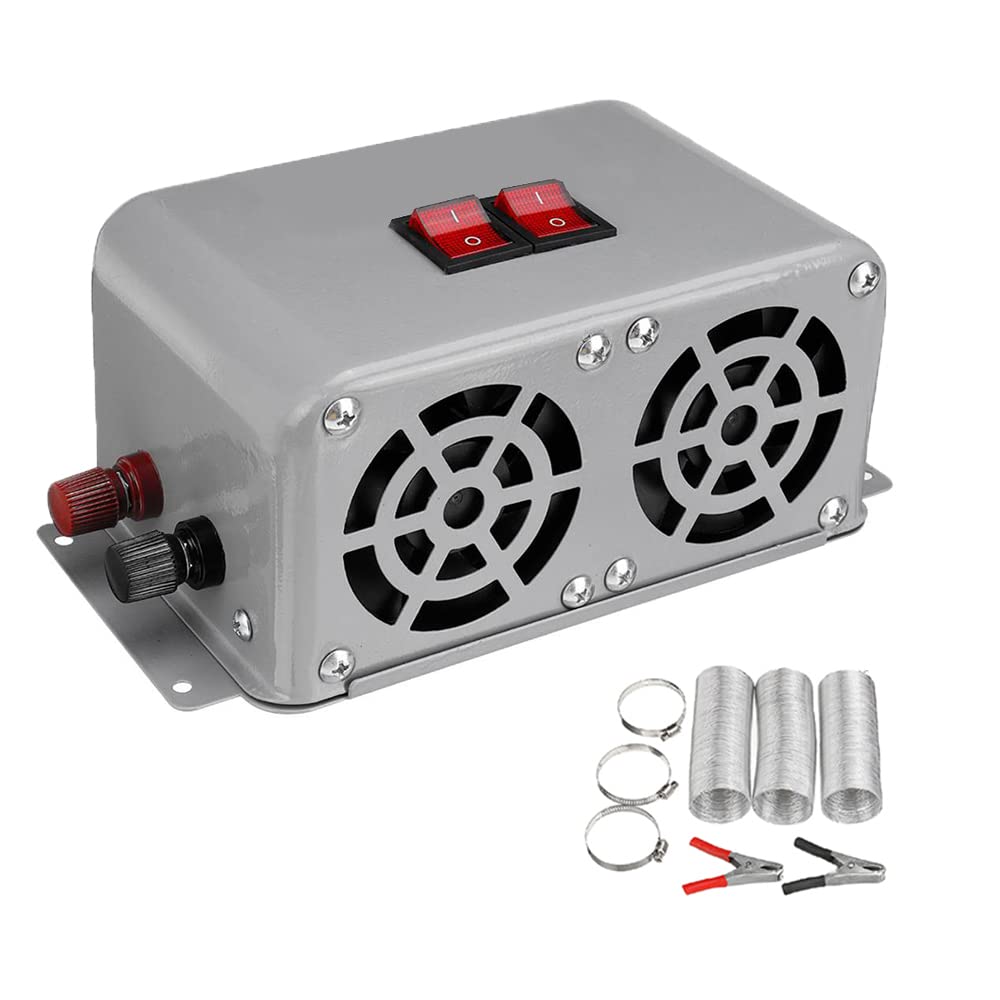 24V 400-600W Calefacción de automóvil Calentador de invierno Calefacción de automóvil Compacto 3 salidas de aire, 2 interruptores de encendido/apagado