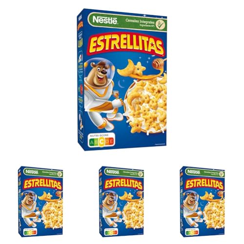 Nestlé Estrellitas Cereales, 450g (Paquete de 4)