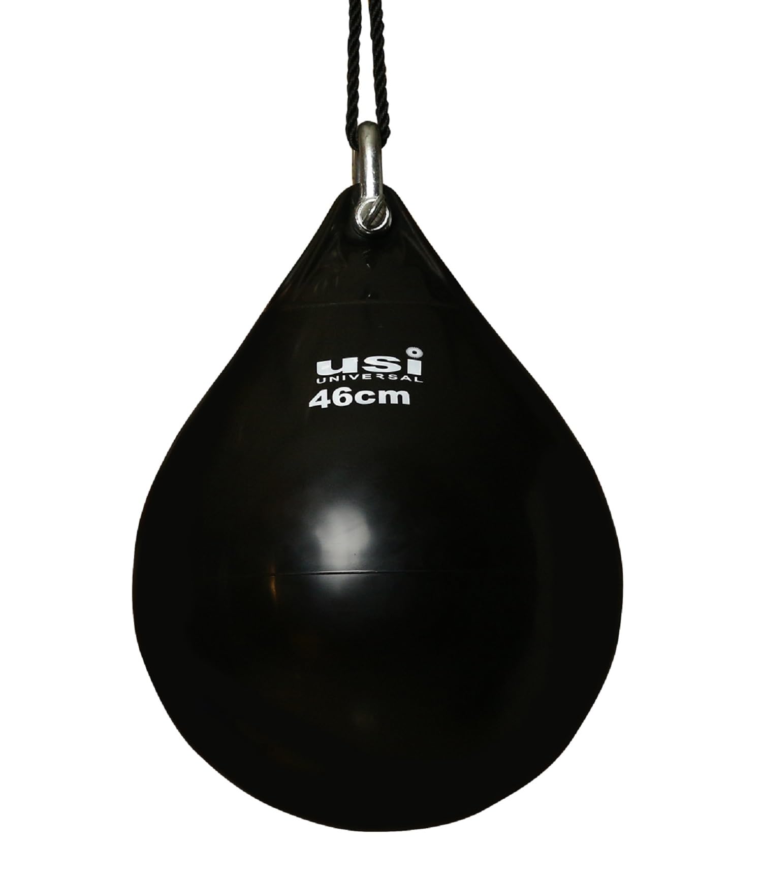 USI Universal UV Resistant Marine Grade Vinyl Water Punching Bag (WB) with D Shackle, Hanging Rope, Hose Filling Nozzle, Color : Black - 1 Unit (46cm (18"))-image-29