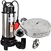 Produktbild Agora-Tec® Bau-, Abwasser- und Schmutzwasserpumpe C 1300W (mit Schneidwerk) mit 20 Meter C-Schlauch und STORZ Kupplung