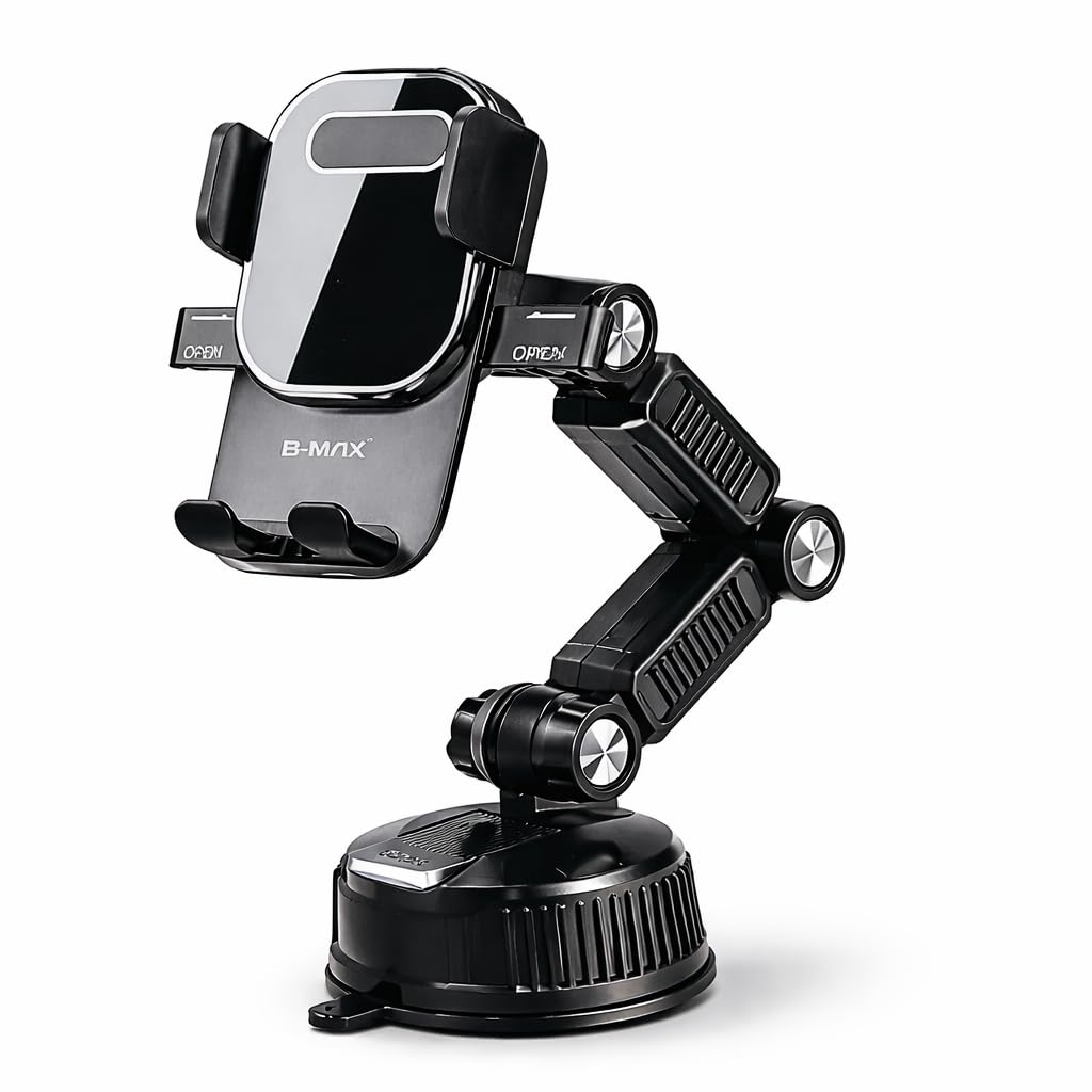 Suporte Celular Veicular com Ventosa 360° Universal para Carro e Painel, Ajuste de