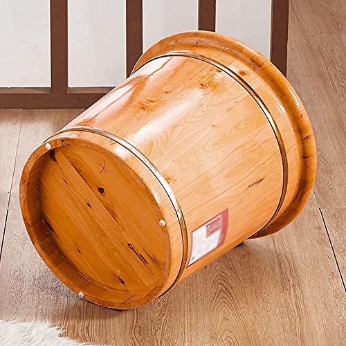 Barril de pedicura de madera Katzowen para spa de pies miniatura 2