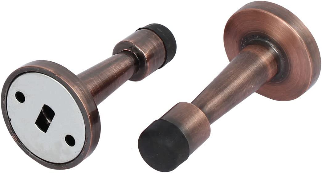 Klin drzwiowy, odbojnik do drzwi, odbojnik, ochraniacz klina, odbojnik do drzwi, odbojnik, okrągła podstawa 40 mm x 80 mm Ścienny odbojnik do drzwi Korki do drzwi miedziane Tone 2 szt.