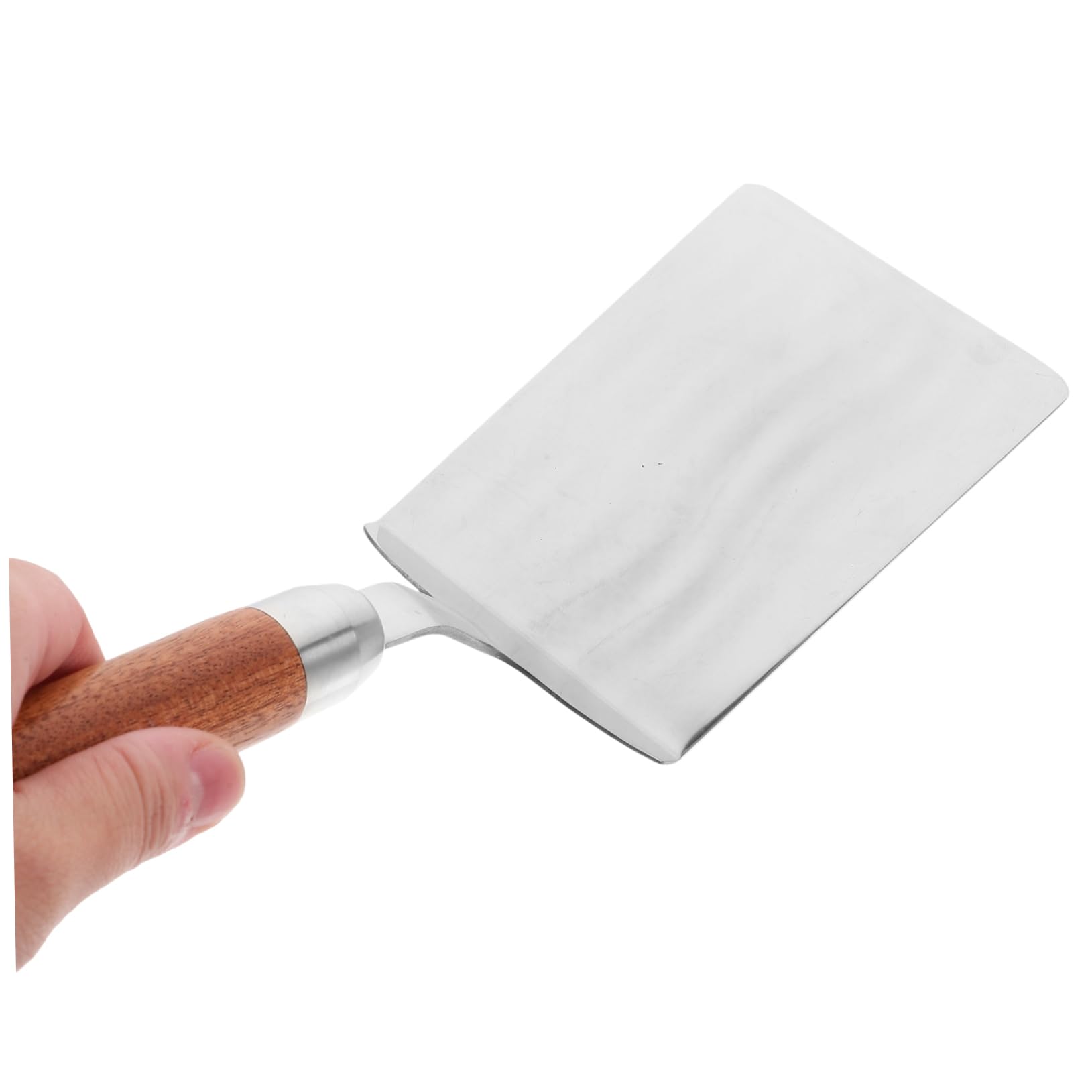 5piezas Espátula De Cocina De Acero Inoxidable Mango Para Asar Utensilio De Barbacoa y Freír Para Cocinas Profesionales y Caseras
