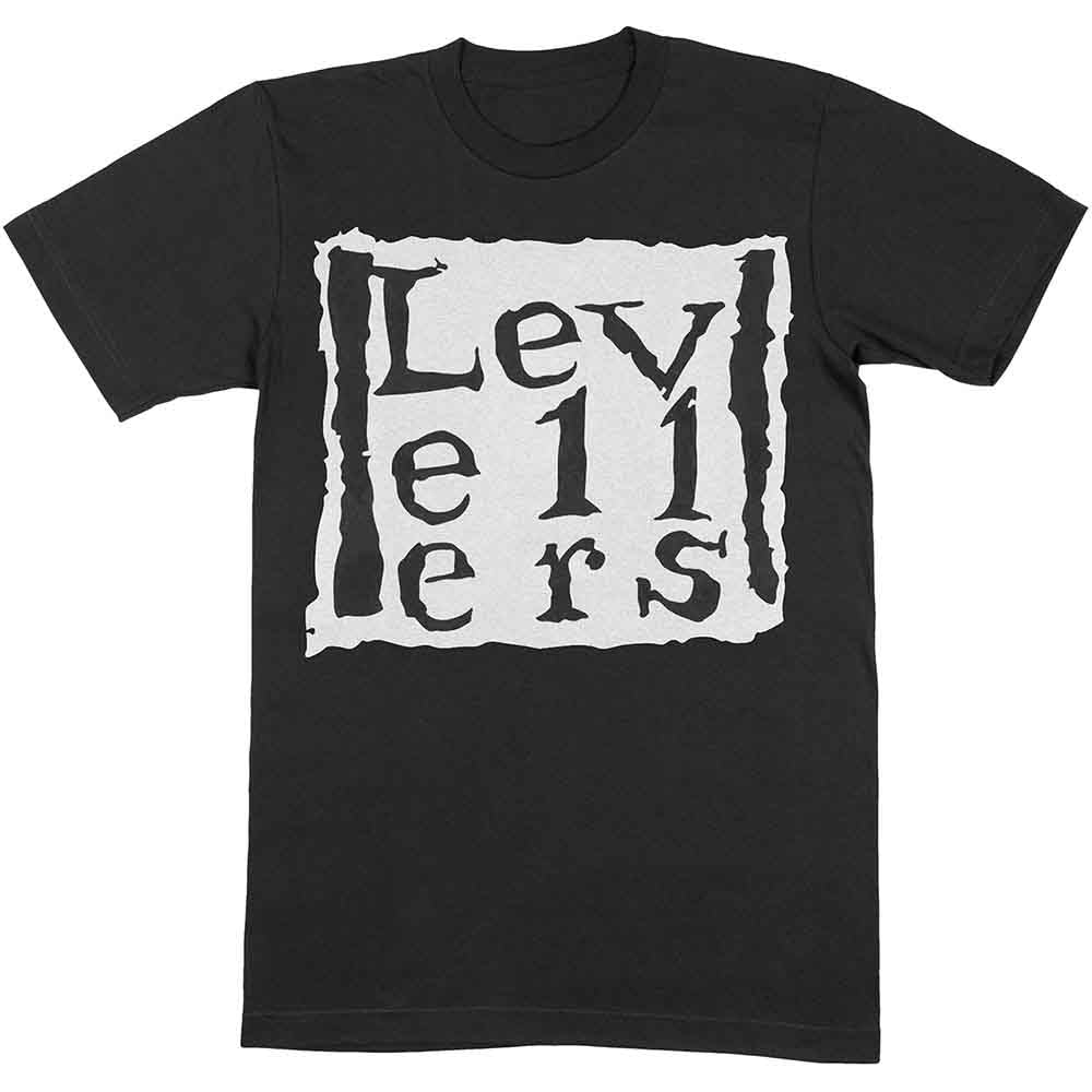 Levellers T Shirt Classic Band Logo Official Mens Black XXL