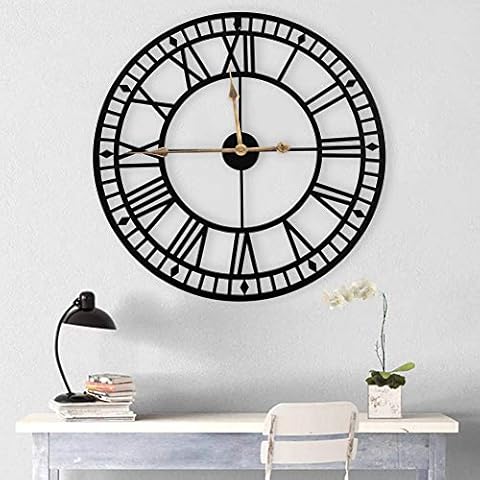 DORBOKER 60CM Silent Roman Wall Clock Cover