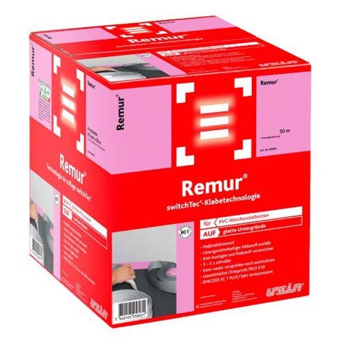 Preisvergleich Produktbild Remur 55 Spezial Sockelband für PVC-Weichsockelleisten 50m