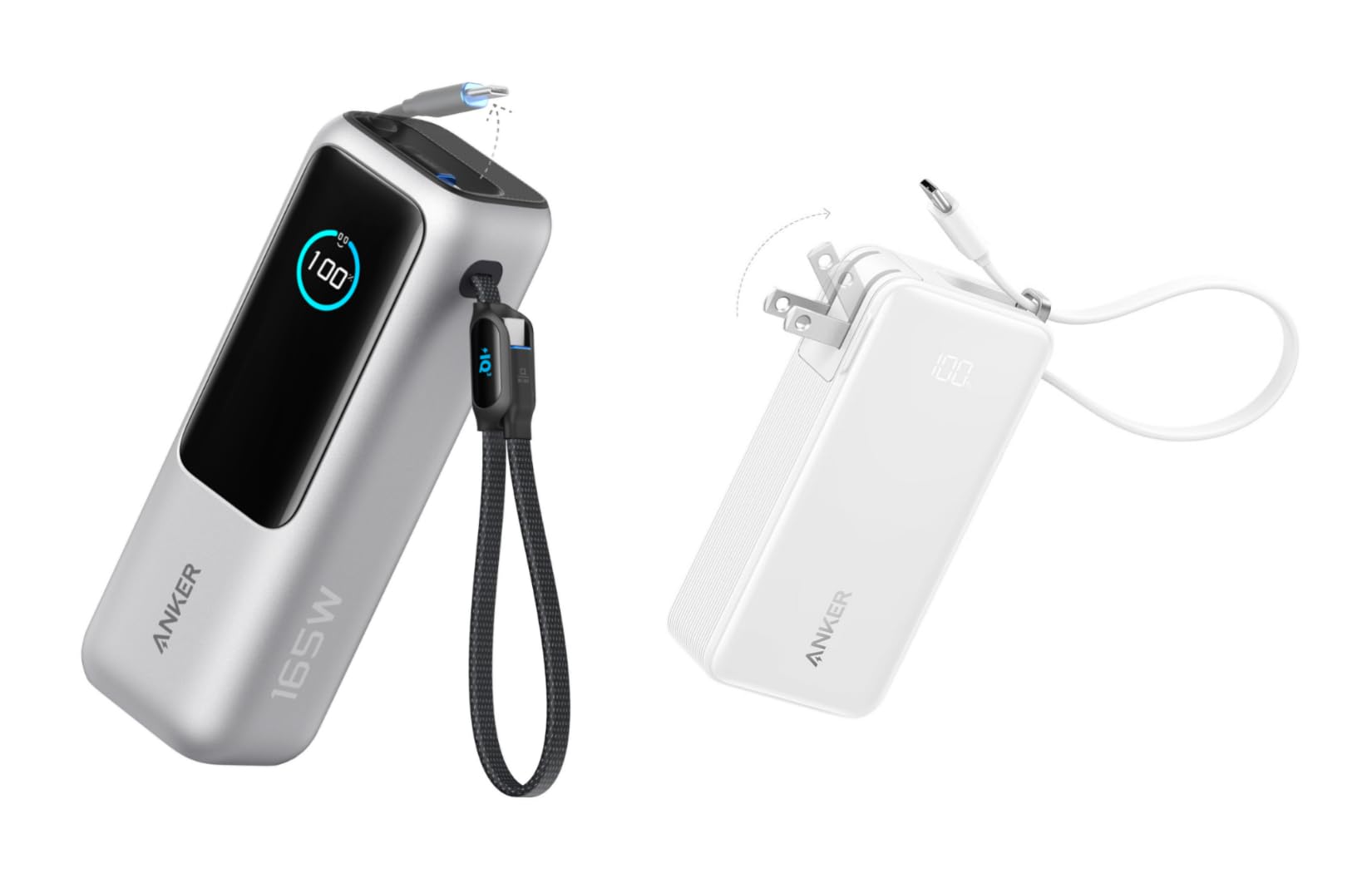 Anker Laptop Power Bank 25 000mAh Portable Charger with Triple 100W USB-C Ports for Multi-Device Charging Nano 3-in-1