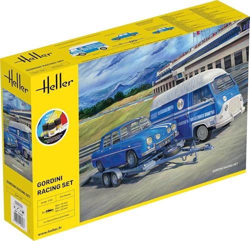 Maquette Gordini Racing Set Heller 52328 coffret de modélisme automobile de précision