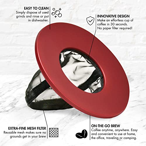 Primula BREW BUDDY Portable Pour Over, Reusable Fine Mesh Filter, Dishwasher Safe thumb #1