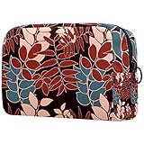 Material de la bolsa de maquillaje: paño flocado, esponja, paño Oxford