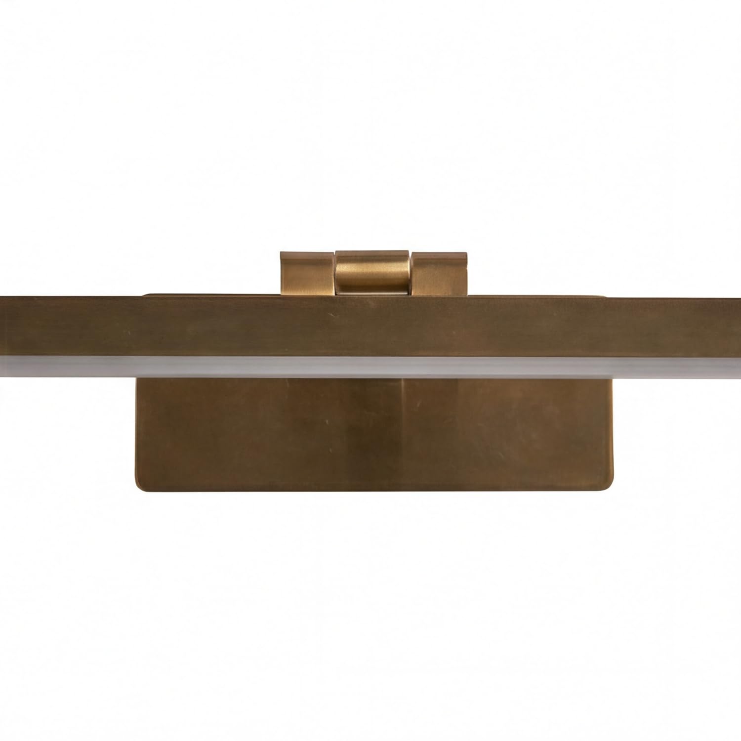 Licht-Erlebnisse LED Bilderleuchte Messing verstellbar Aluminium 9 W 3000 K warmweiß Wohnzimmer Flur B:40,5 cm Akzentbeleuchtung Wand Bilderlampe Wandlampe Galerie