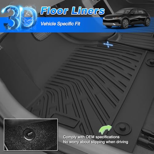 Floor Mats for Hyundai Ioniq 5 2022-2024(Unmovable Console Only) by CARTIST - Used condition - Image 2