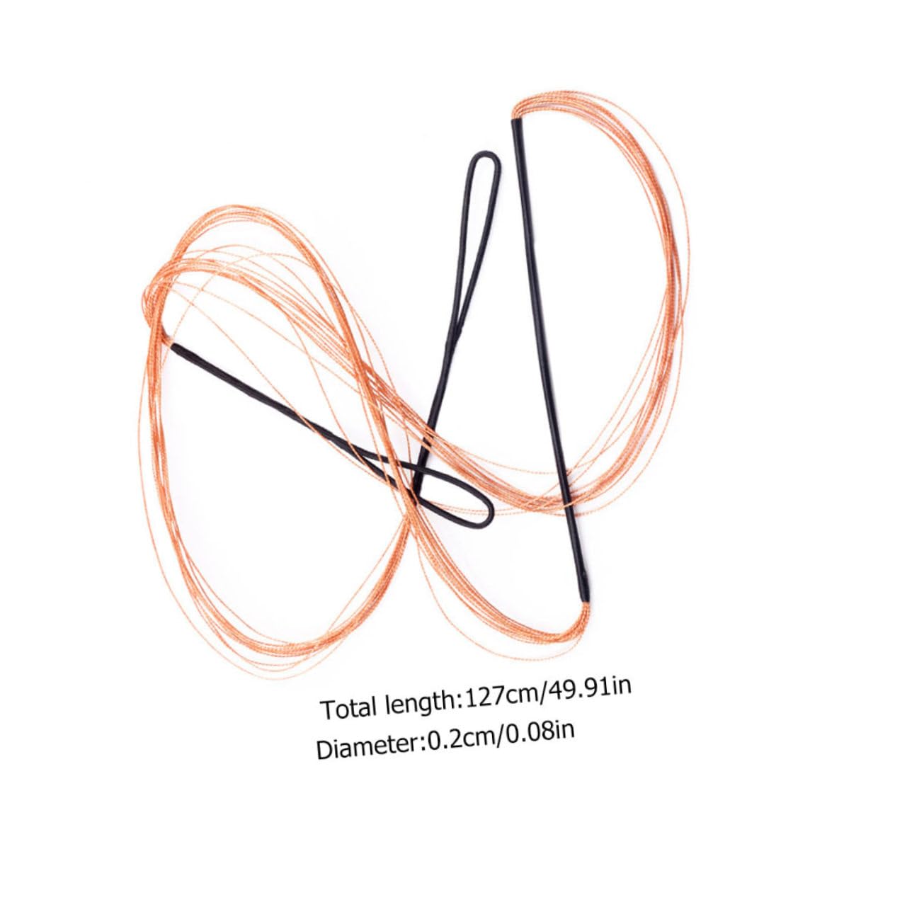 BRIGHTFUFU Bowstring Serving Thread 50 Inch Nylon Tire Line Bowstring for Compound Bow and Bow