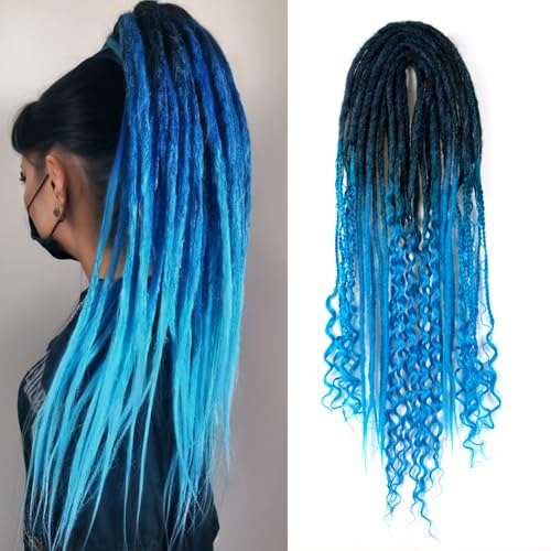 24 Inch Double Ended Dreadlock Extensions Sets, 15 Strands 3