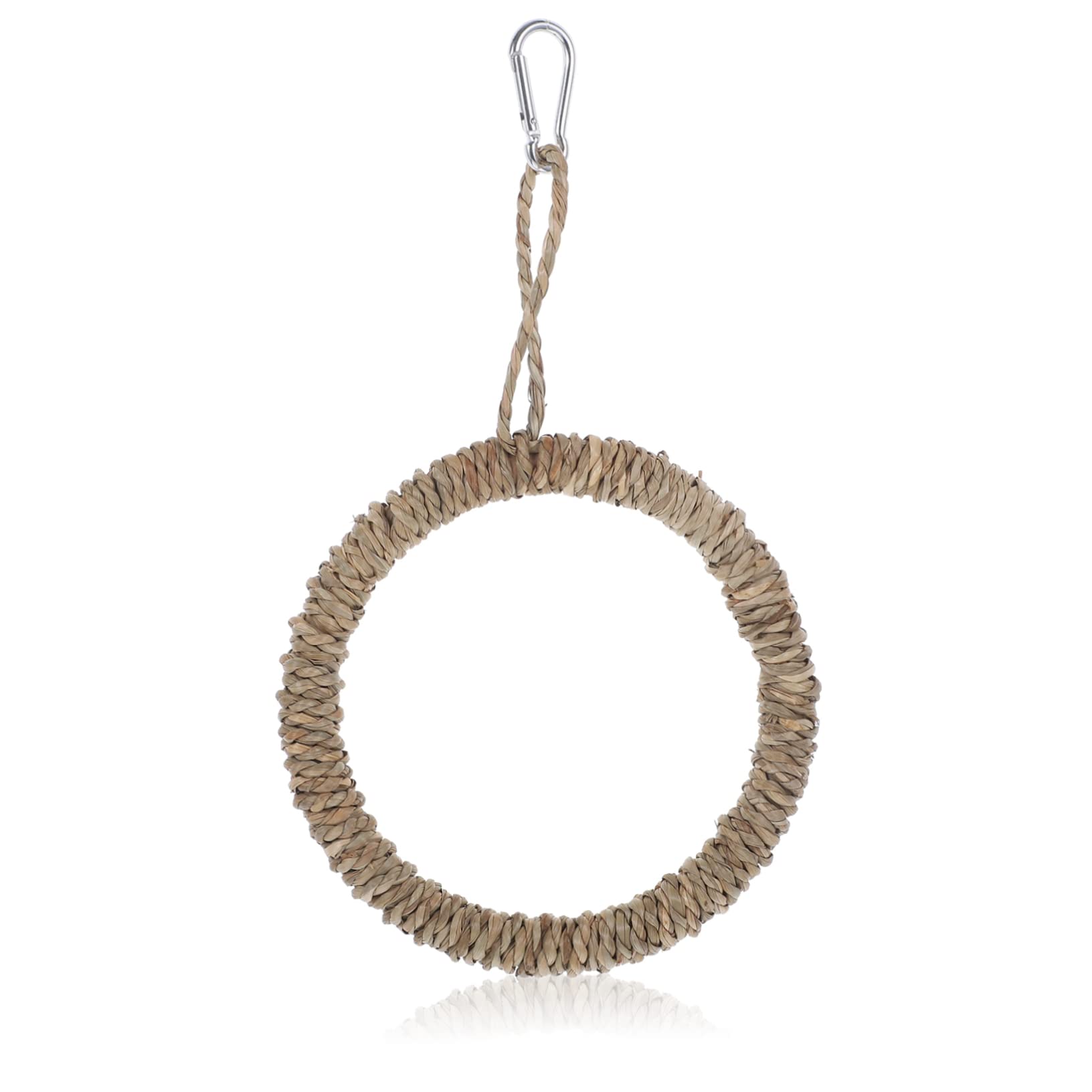 ERINGOGO 1 Set Parrot Perch Stand Bird Swing Durable Chew Ring for Cage Decoration Fun Activity for Birds for Parakeets Budgies