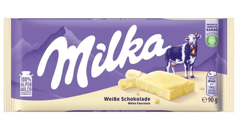 Milka Schokolade Weisse, 90g