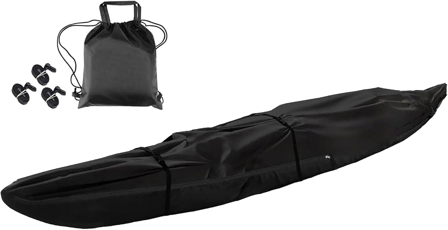 Housse de protection pour kayak au jardin et rangement intérieur de bateau 18FT
