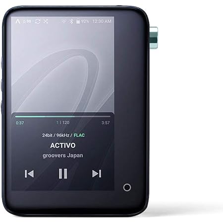 ACTIVO CT10 Music Player,Hi-Res Audio Player With Bluetooth Custom Equalizer Support USB DAC WIFI AptX HD (Black)