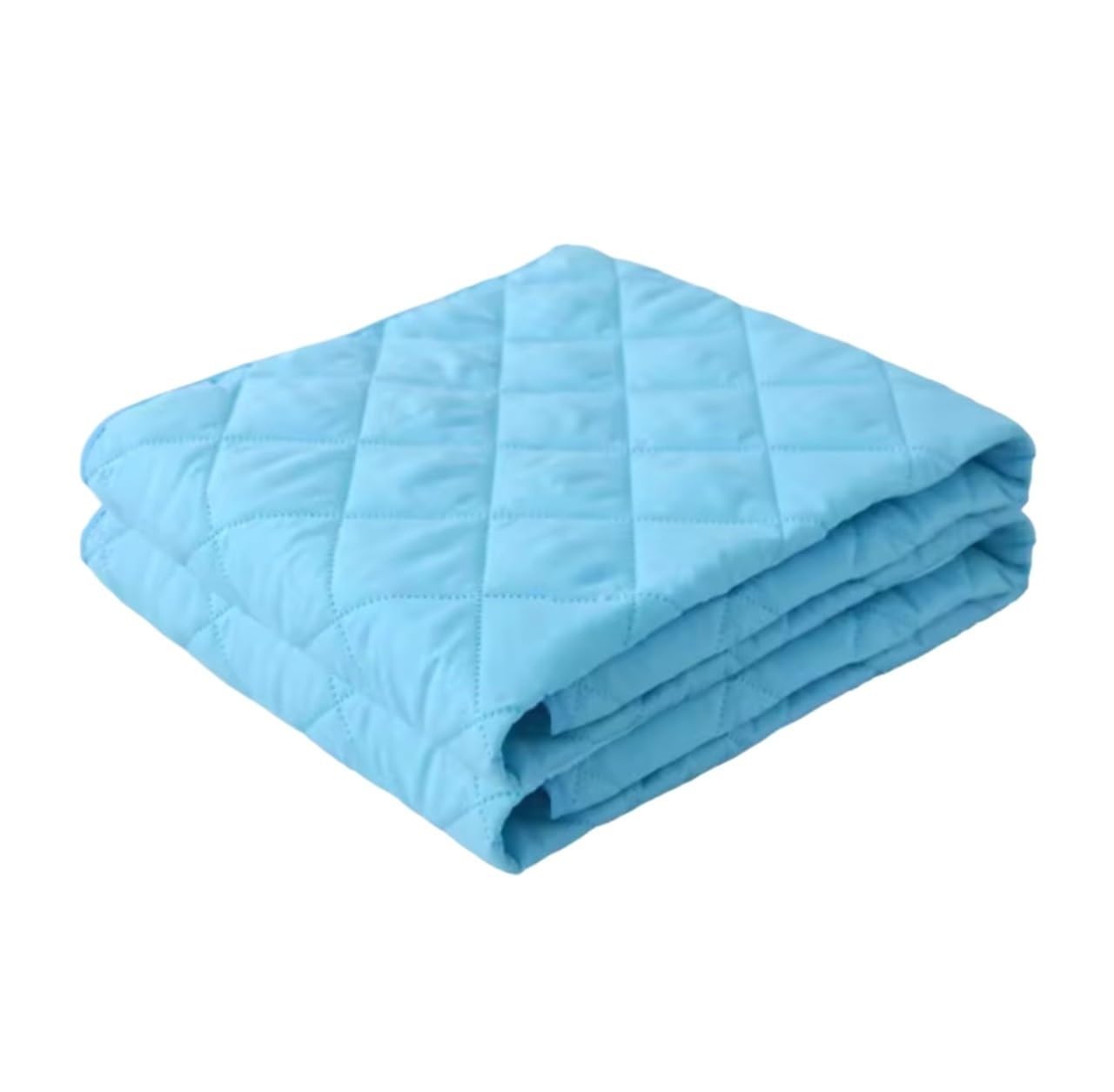 3 Pcs Washable Bed Pad Waterproof Diaper Nappy Urine Mat Simple Bedding Changing Cover Pad Sheet Protector For Incontinence(Blue 50*70CM)