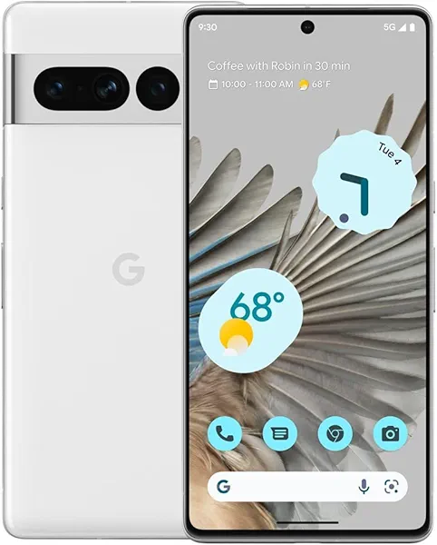 Google Pixel 7 Pro 5G, US Version, 128GB, Snow - Unlocked (Renewed)