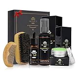 REGALO IDEAL para hombres: este conjunto de peine y cepillo está hecho de materiales de primera calidad y viene en un paquete lindo, lo que lo convierte en un regalo perfecto para el día del padre, el día de San Valentín, el cumpleaños, el día de Navidad, el aniversario o cualquier evento especial.