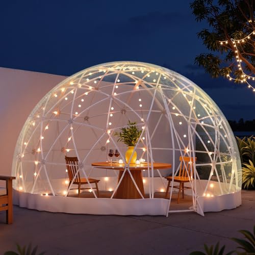 Specraft 15 FT Garden Dome Tent, PVC Transparent Cover...