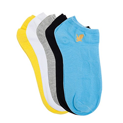 Thmyo 5 Pairs Men's Comfort Cotton No Show Socks