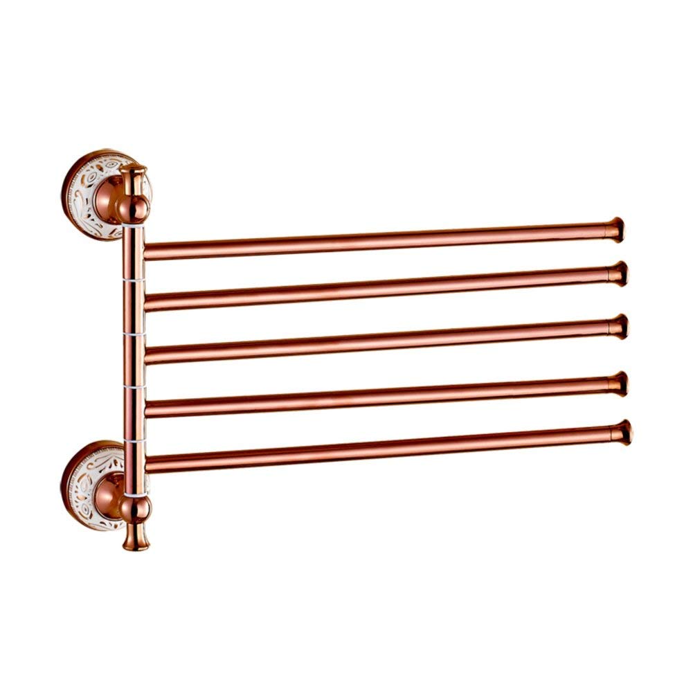 Barre de serviette rotative 39cm indispensable pour organiser la salle de bain familiale
