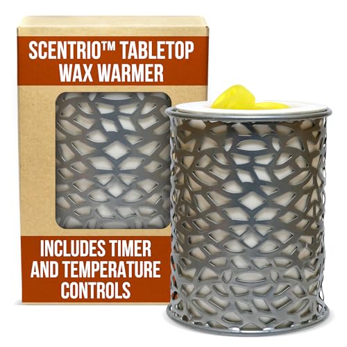Belle Aroma Electric Wax Warmer - Small & Portable, 3 Temperature Settings, Ideal for Oils & Melts - The Last Wax Warmer You'll Need! - Decorative Lamp with Unique Control Pad - Branch