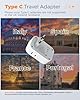 2 Pack European Plug Adapter USB C, TESSAN US to Europe Adapter 4 Outlets 3 USB Charger, Type C International Power Adaptor to Italy Spain France Portugal Iceland Germany, Europe Travel Essentials #1