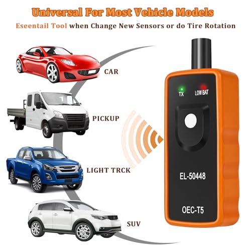 vvag Ferramenta universal de reaprendizagem TPMS, EL-50448 Ferramenta de redefinição de ativação do