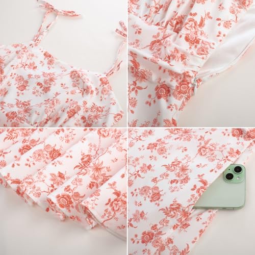 Image of Belle Poque Women's Spaghetti Strap Midi Vintage Tea Party Dress | Belle Poque Women's Spaghetti Strap Midi Vintage Tea Party Dress,A-line,Cocktail Dress,Graduation Homecoming Dress