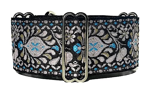 Sighthound Gang Martingale Dog Collar For Greyhound Saluki Whippet And Other Breeds With Similar Neck 2" Wide (L 14"-18") #TOP27