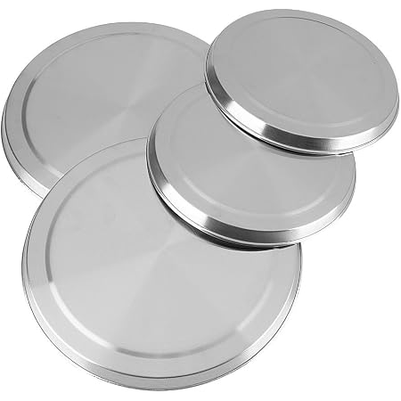 Amazon.com: Cubiertas de acero inoxidable, 4 piezas/juego de cubiertas  redondas para quemador de estufas de cocina, color plata, protección de  cocina, pequeña/grande – 6.5 in y 8.0 in. : Electrodomésticos