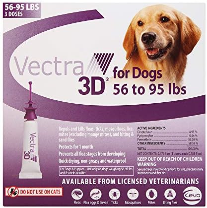 flea tick vectra 3d