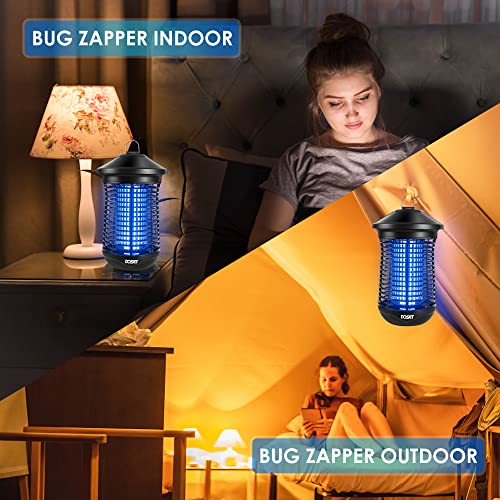 Bug Zapper Outdoor Electric, Mosquito Zapper Outdoor, Insect Fly Traps, Fly Zapper, Mosquito Killer For Patio, Plugged In #TOP6