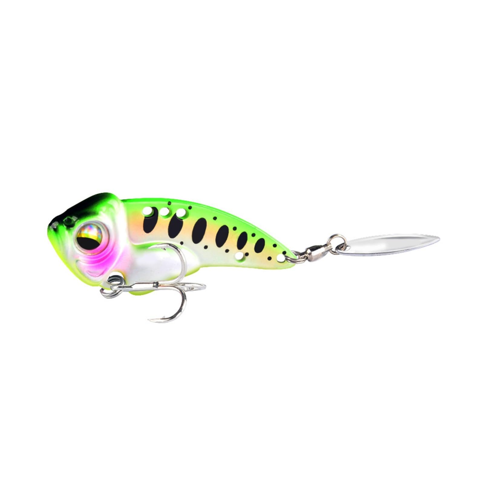 6 Pièces Ensemble 8.5g 17g Vib Cuillère Métal Leurres De Pêche Appât Bar Brochet Truite Gabarit Spinnerbait Paillettes Vibrant Pesca